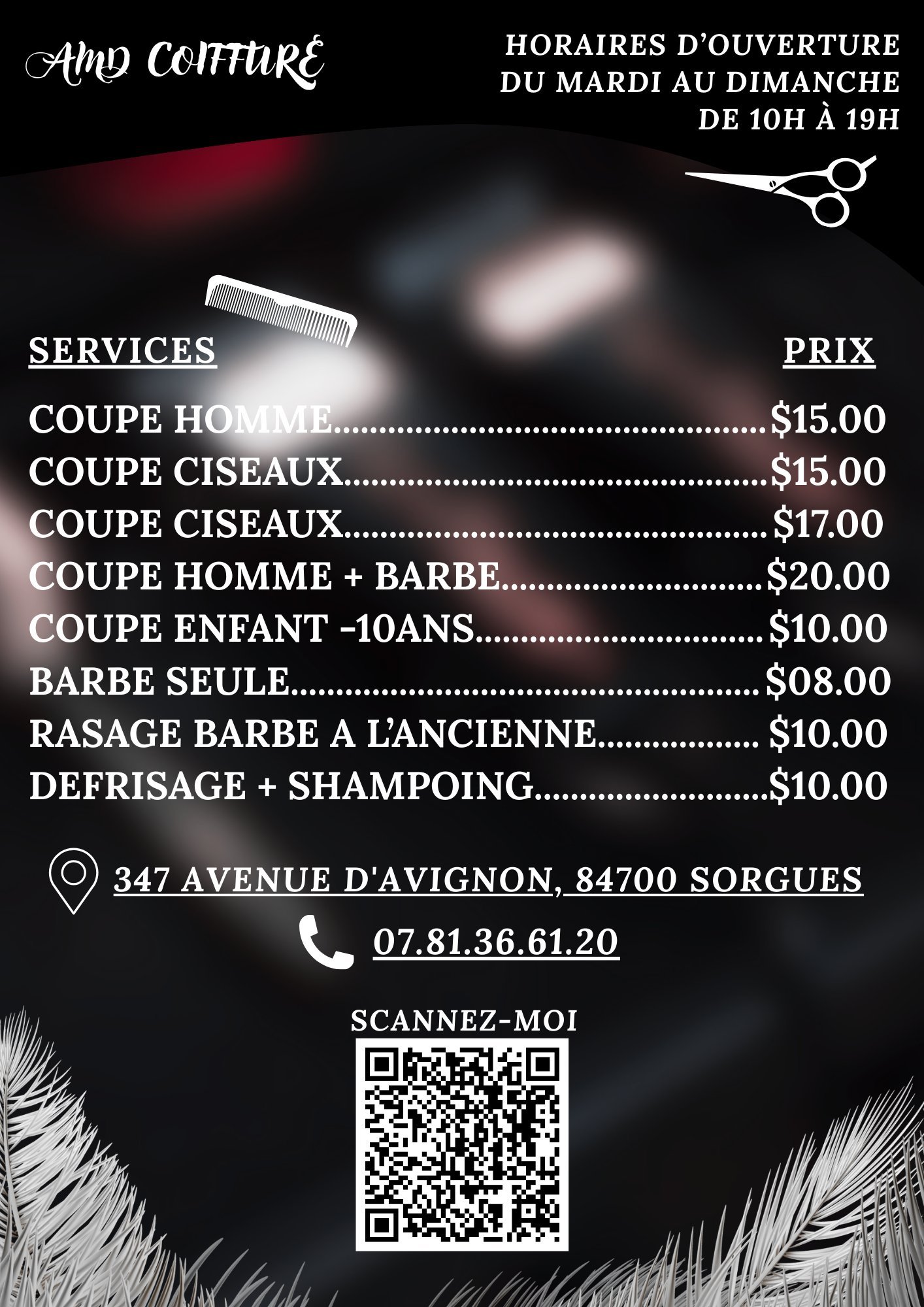 Flyer AMD Coiffure